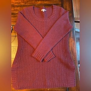 Toad&Co. crew neck, tunic sweater (very warm)